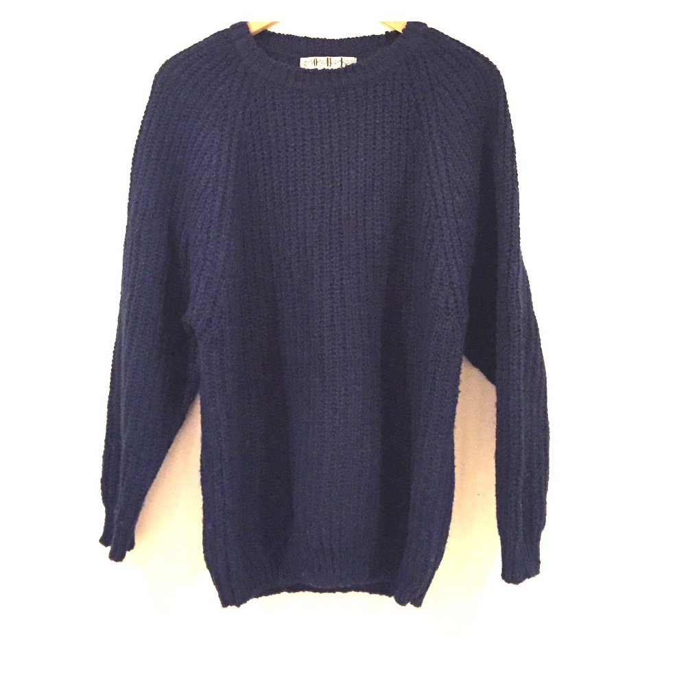 Navy Oversized Sweater